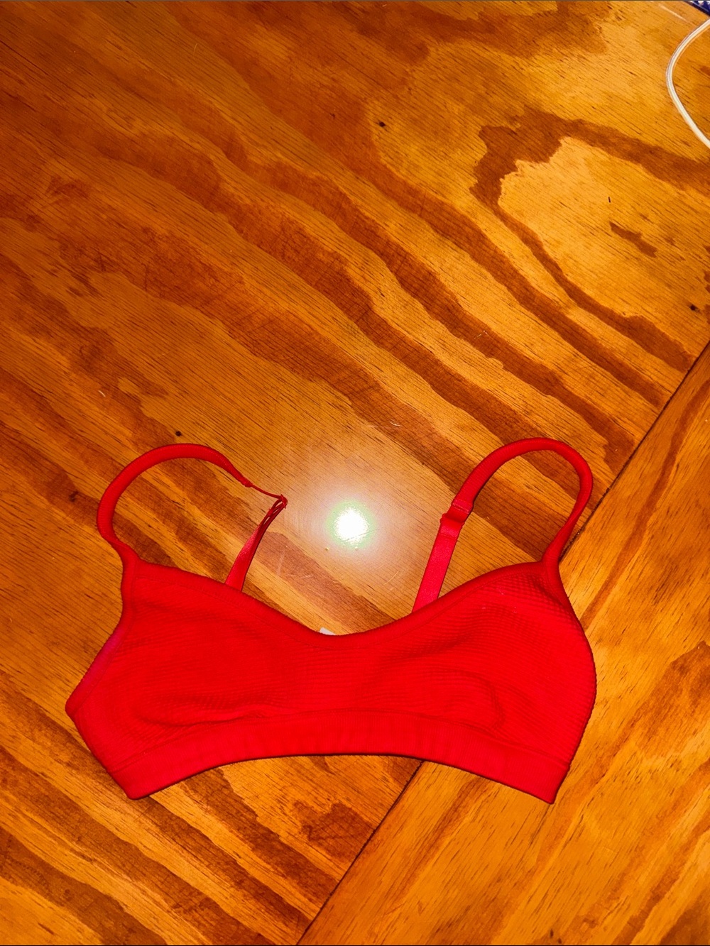 Negative Waffle Knit Lounge Bralette